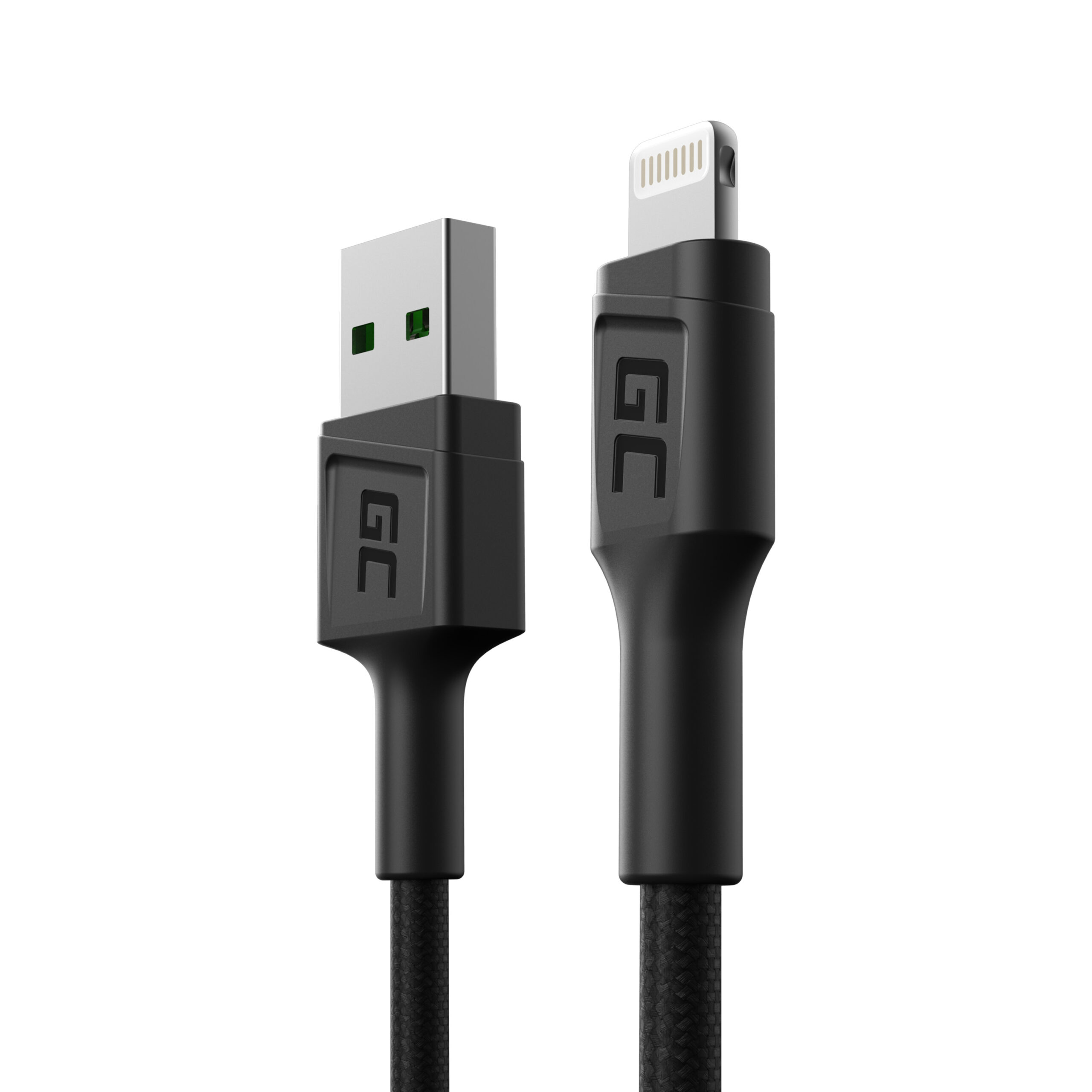 cable-green-cell-gc-powerstream-usb-a-lightning-30cm-quick-charge-apple-24a KABGC24 - Image 1