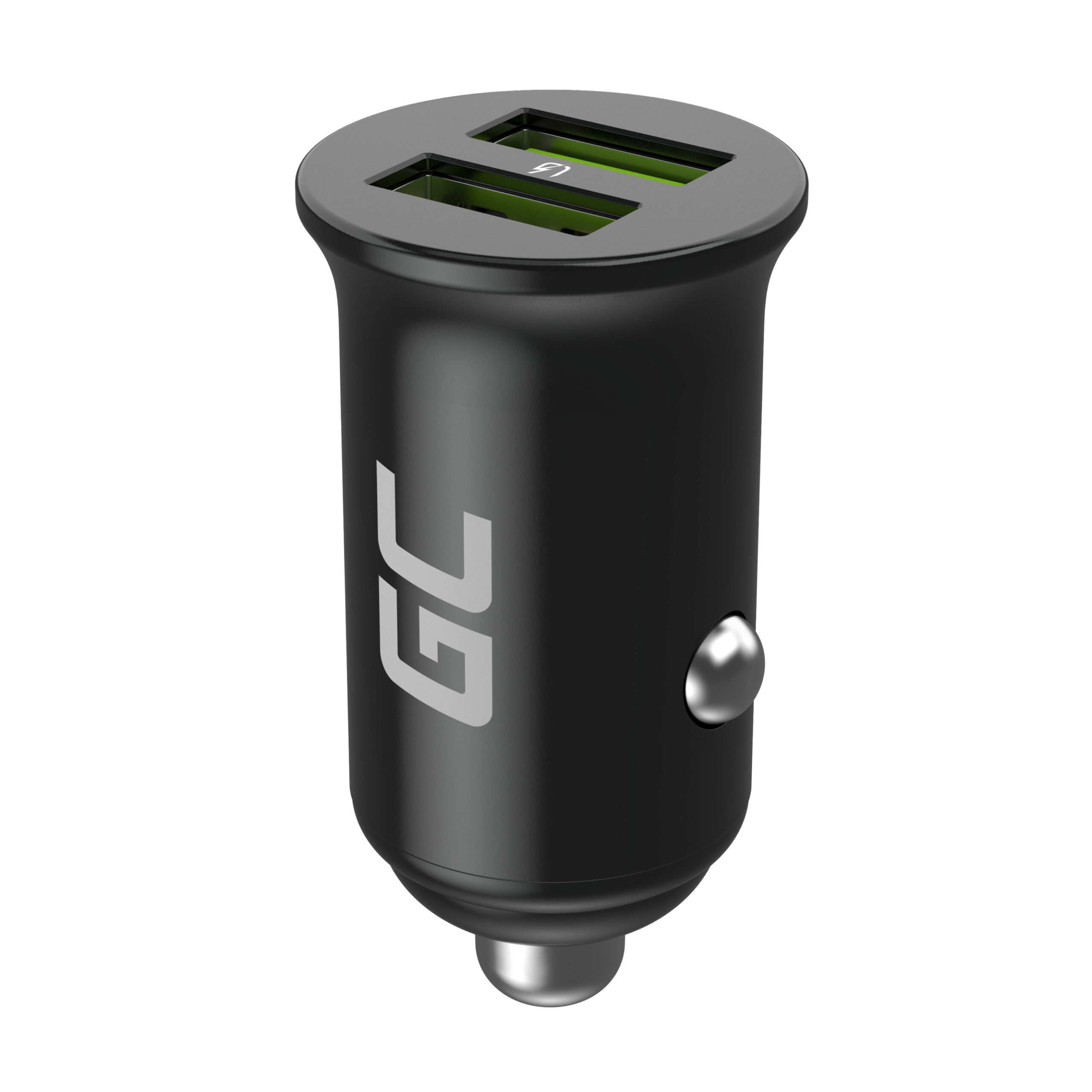 green-cell-autoladegeraet-36w-gc-powerride-nano36-mit-2x-usb-a-ultra-charge-schnellladung CADM-GC-36AA - Image 1