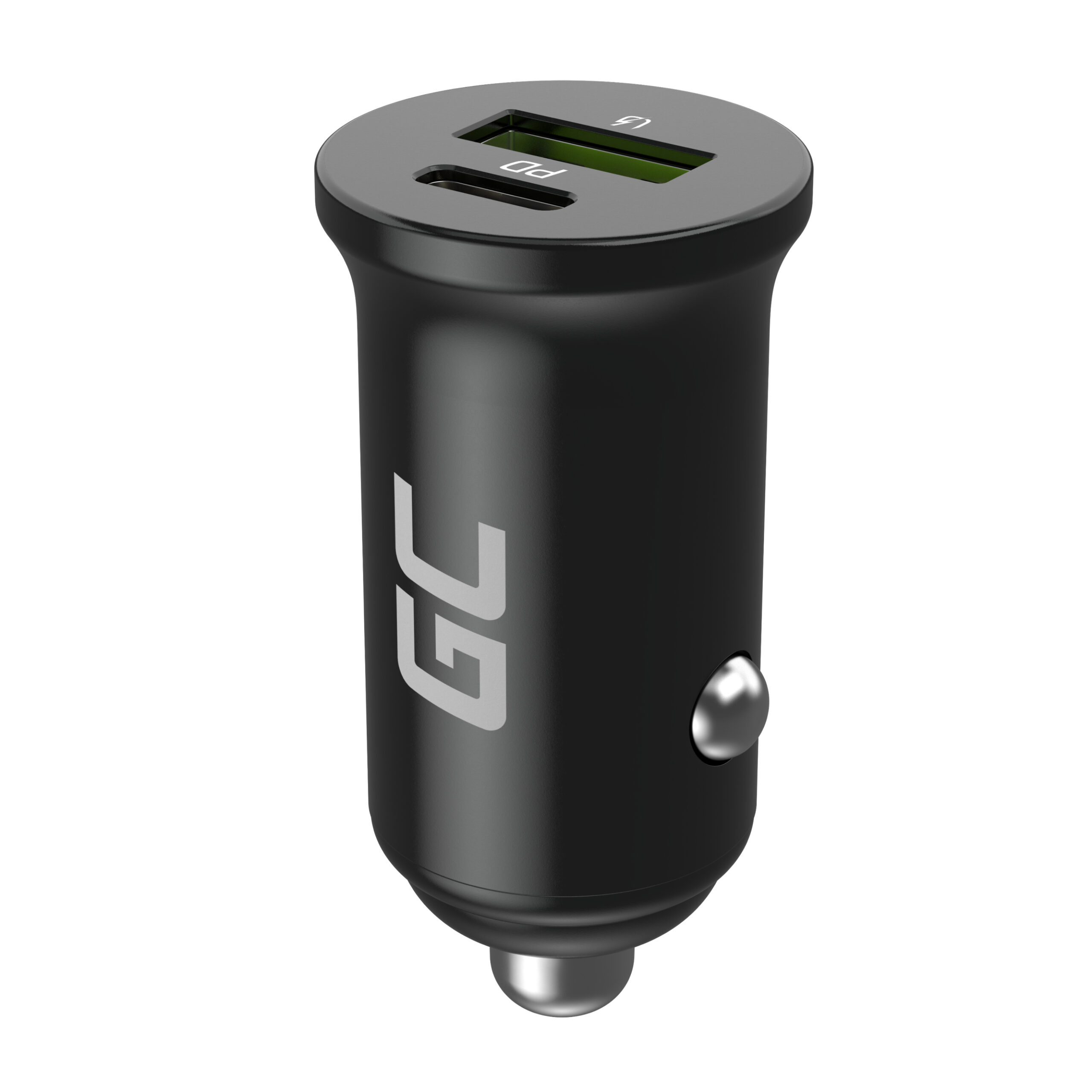 green-cell-autoladegeraet-38w-gc-powerride-nano38-mit-usb-c-usb-a-power-delivery-und-ultra-charge-schnellladung CADM-GC-38AC - Image 1