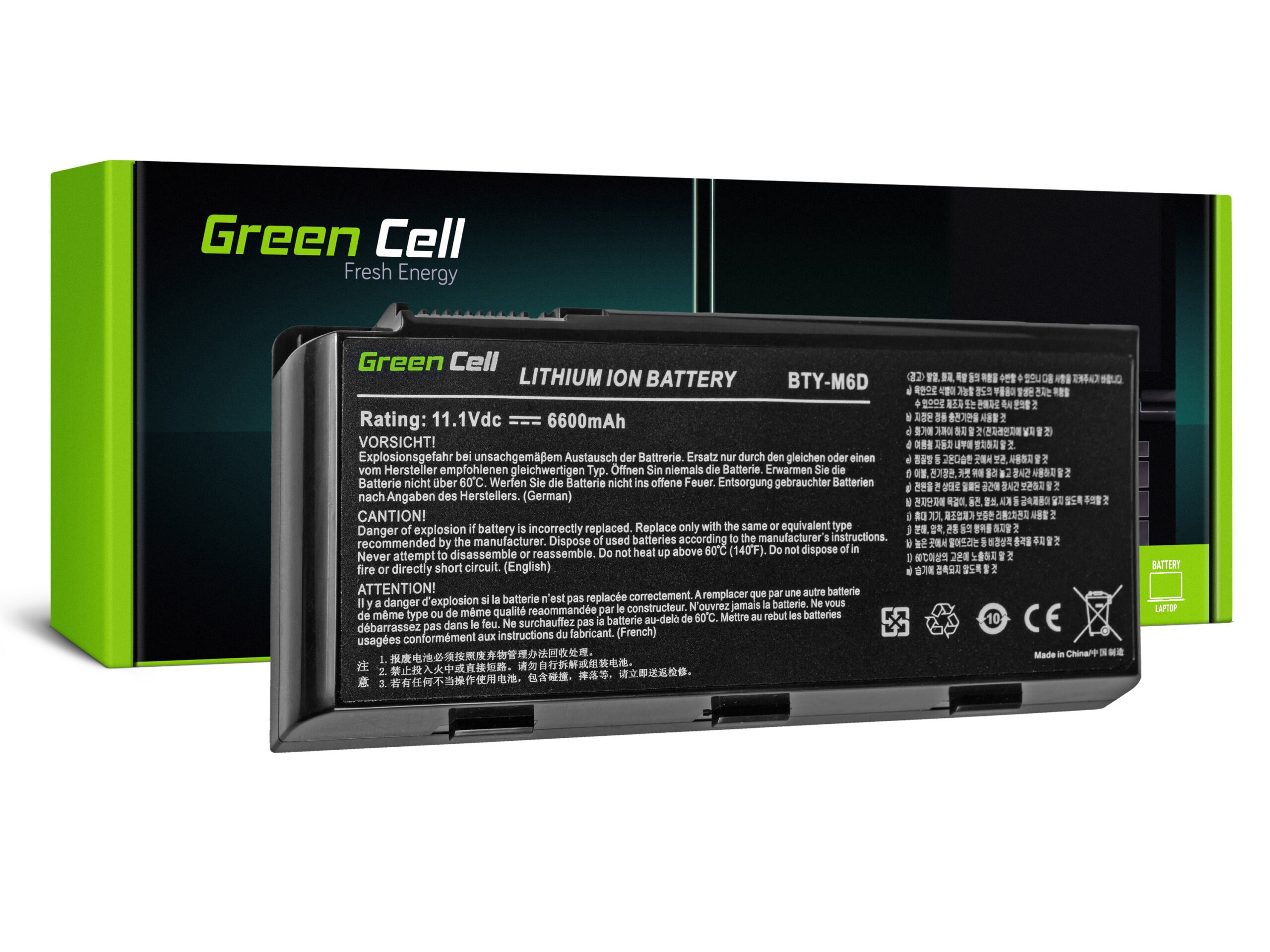 green-cell-battery-for-msi-gt60-gt70-gt660-gt680-gt683-gt780-gt783-gx660-gx680-gx780-111v-6600mah MS10 - Image 1