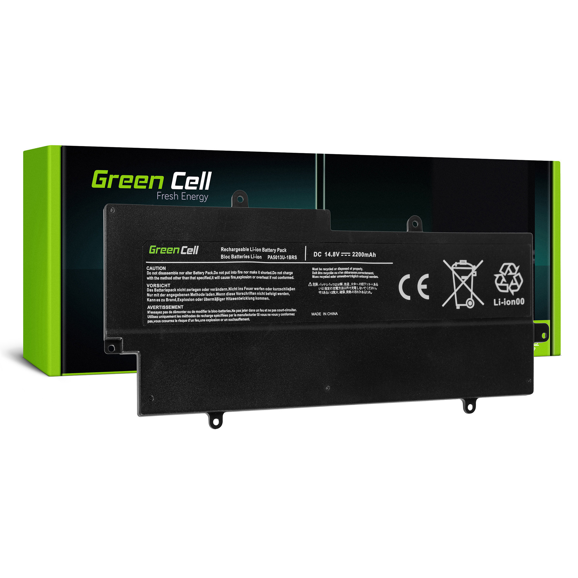 green-cell-battery-for-toshiba-portege-z830-z835-z930-z935-144v-2200mah TS52 - Image 1