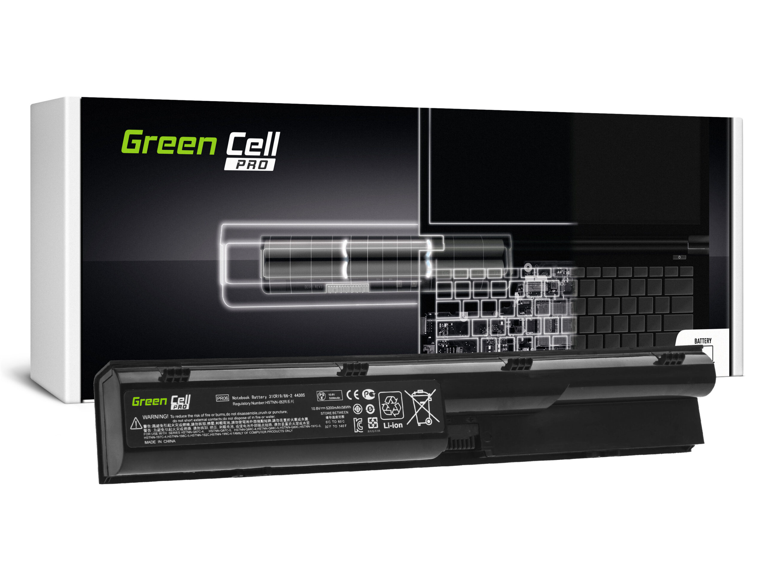 green-cell-pro-battery-pr06-for-hp-probook-4330s-4430s-4440s-4530s-4540s HP43PRO - Image 1