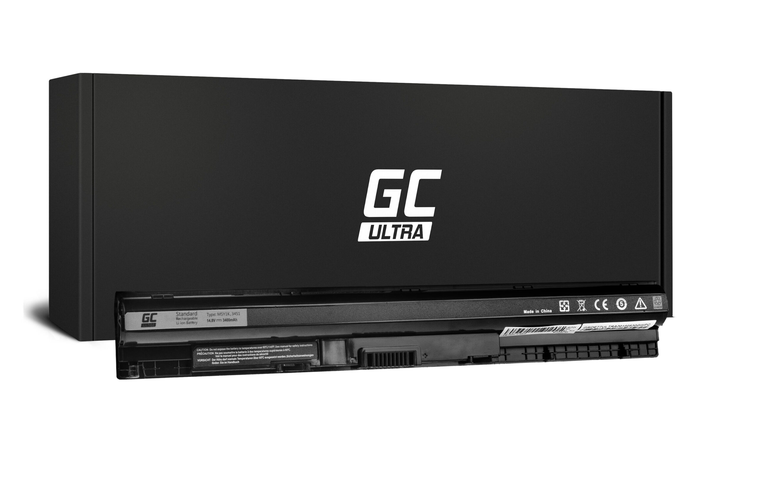 green-cell-ultra-battery-for-dell-inspiron-3451-3555-3558-5551-5552-5555-144v-3400mah DE77ULTRA - Image 1