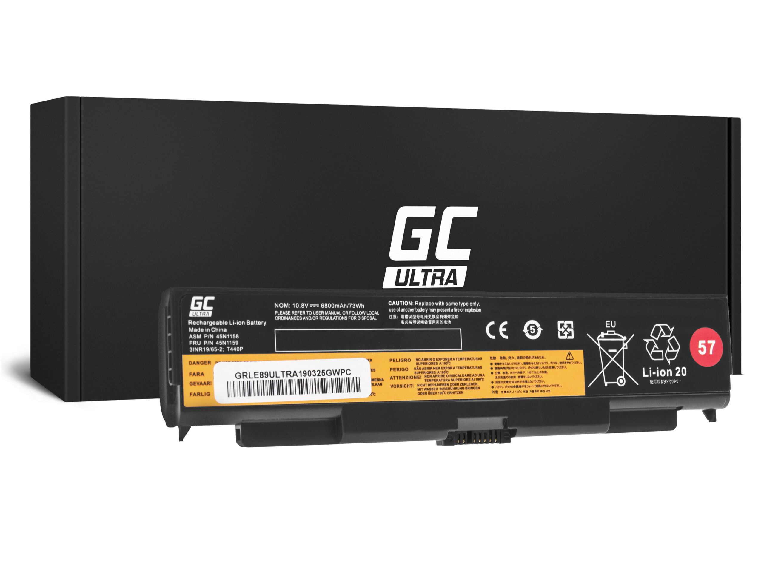 green-cell-ultra-battery-for-lenovo-thinkpad-t440p-t540p-w540-w541-l440-l540 LE89ULTRA - Image 1