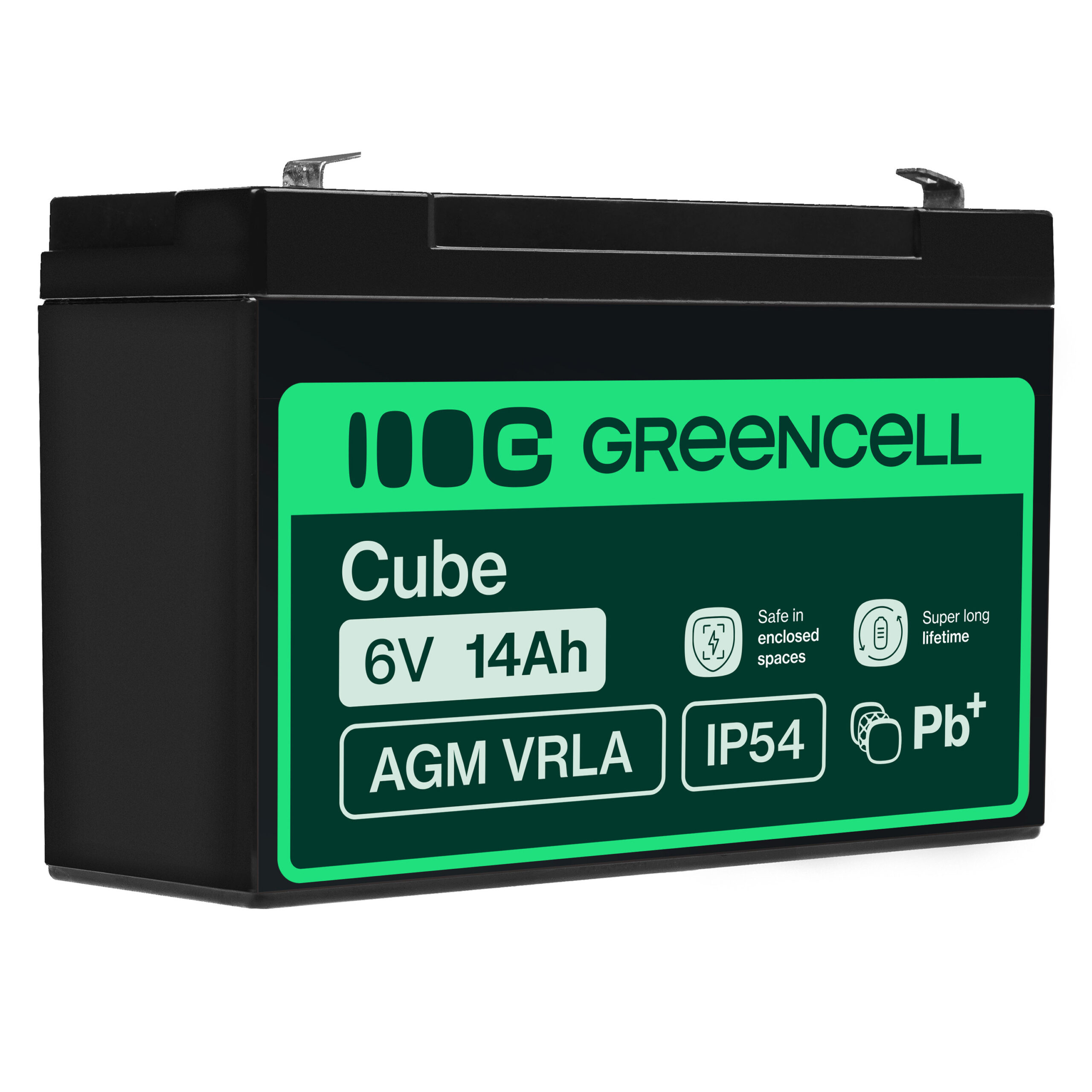akumulator-agm-green-cell-6v-14ah AGM34 - Image 1