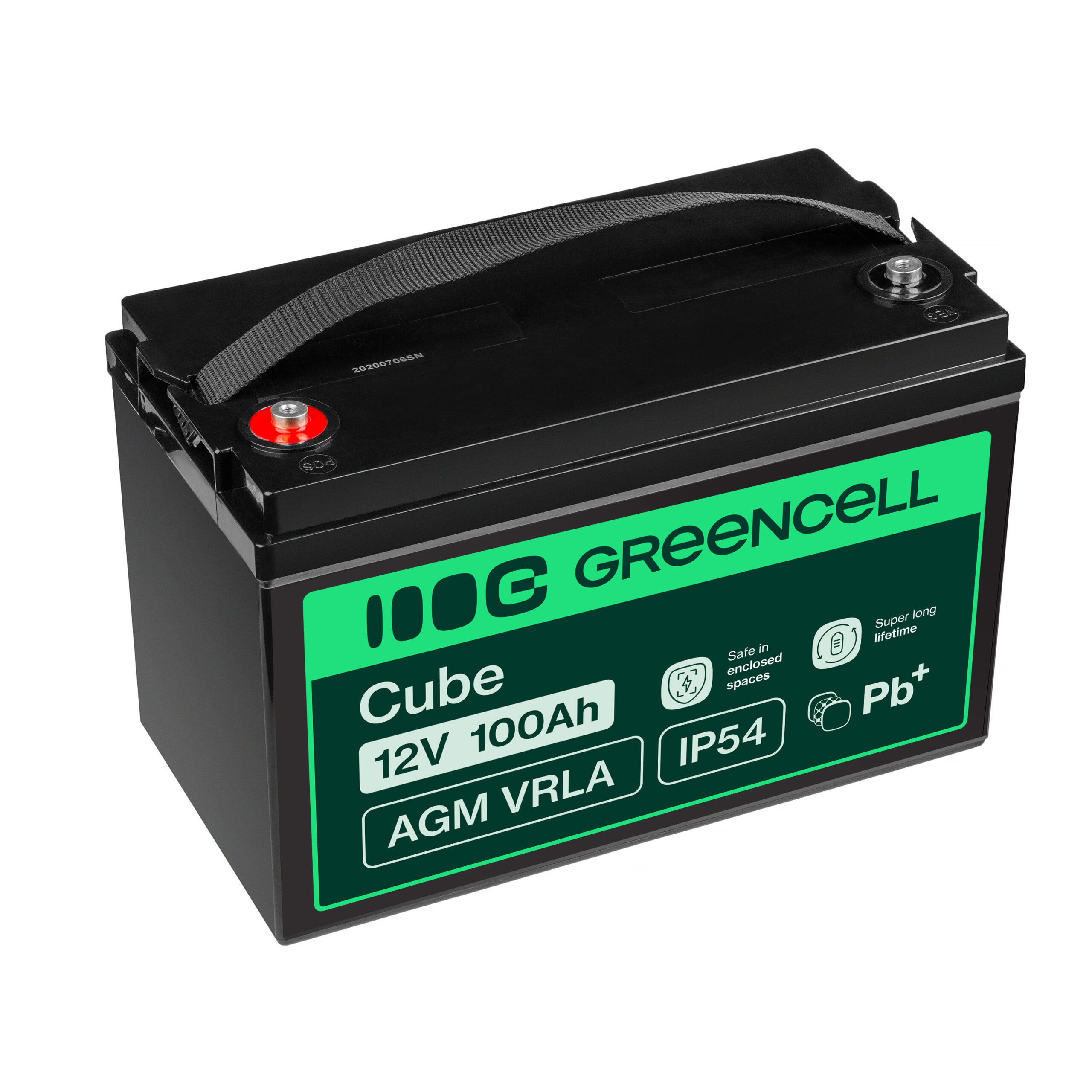 green-cell-agm-battery-12v-100ah AGM30 - Image 1