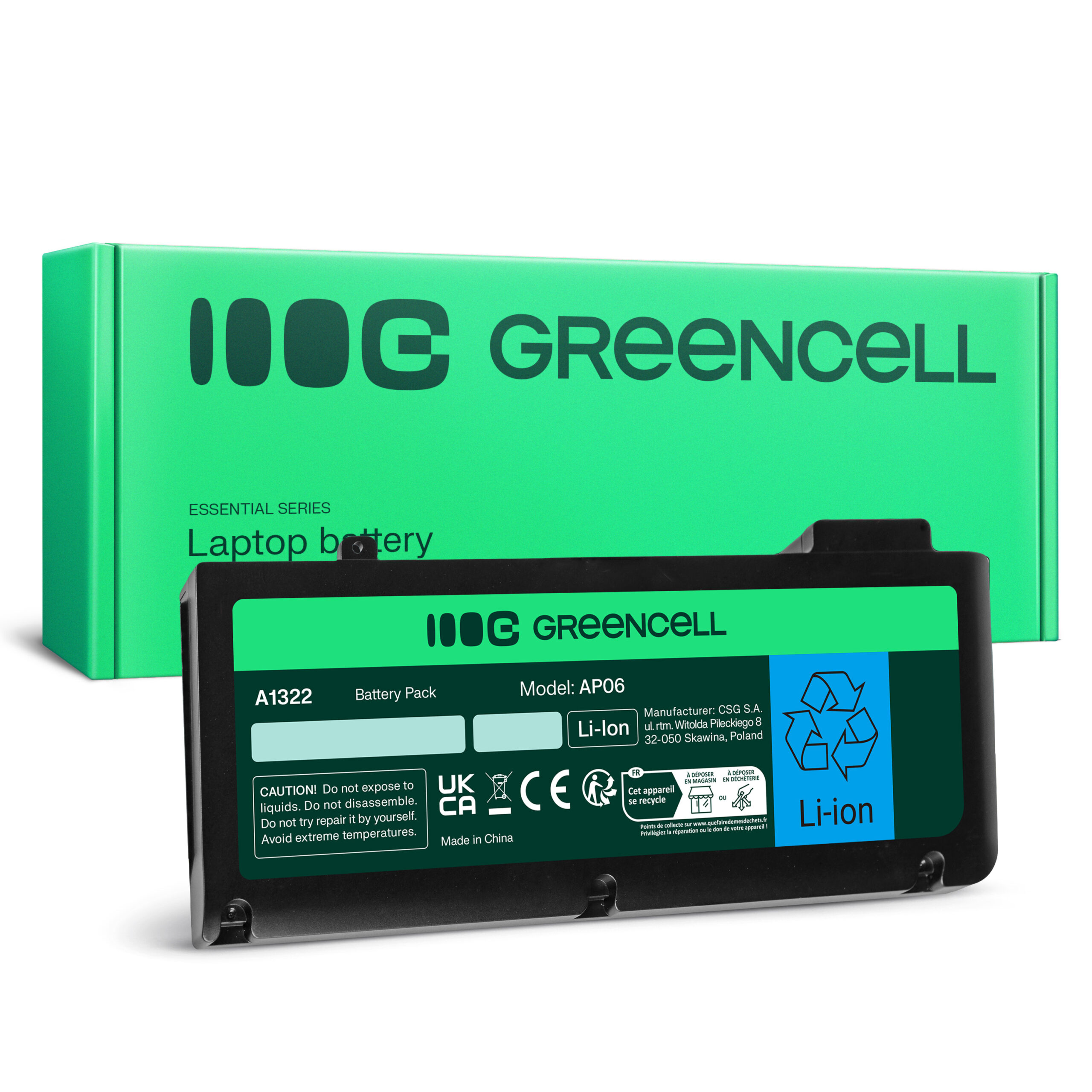 green-cell-battery-for-apple-macbook-pro-13-a1278-mid-2009-mid-2010-early-2011-late-2011-mid-2012-111v-4400mah AP06 - Image 1